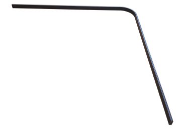 BARRA DE COLGAR RECTANGULAR CURVADA (1m+1m)