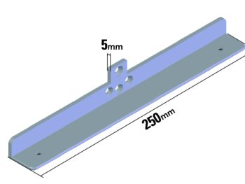 CARTELA ALUMINIO PARA MADERA INCL38º