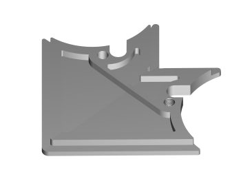 CONJUNTO 4 ESCUADRAS DE ZAMAK + 8 TORNILLOS