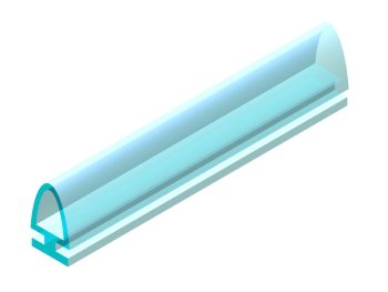 GOMA REDUCTORA PARA PERFIL TENSOR VIDRIO 4-5mm.