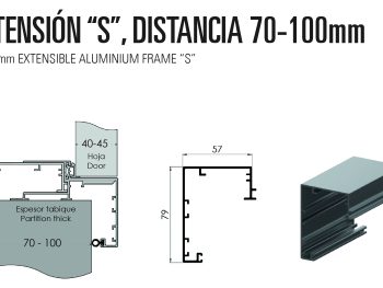 EXTENSION "S" DISTANCIA 70-100mm