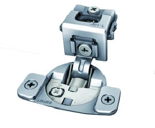 BISAGRA MARCO ALUMINIO 105º REGULACIÓN 3D AMORTIGUADA 30X30