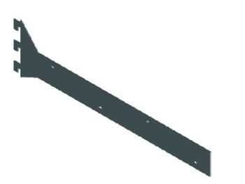 CARTELA BALDA BAJA 38,1 mm (1 1/2”) x 356 mm (14”)