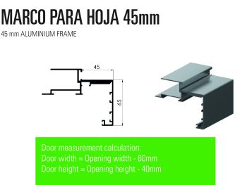 MARCO PARA HOJA DE 45mm