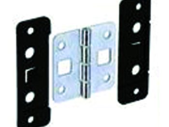 CONJUNTO 4 BISAGRAS PUERTA PLEGABLE + 8 CLIPS