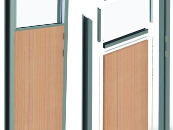 DIVISIONES HORIZONTALES PARA PUERTAS CON MARCOS DE ALUMINIO