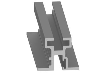 PERFIL BASICO V3 CON MECANIZADO BOCALLAVE + ANCLAJES CON TIRAFONDO