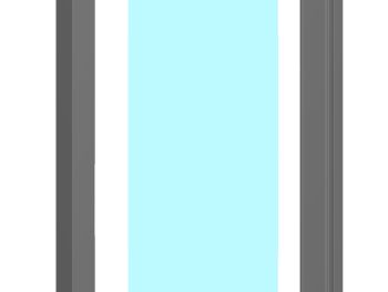 KIT DE PUERTA ABATIBLE BT10mm. CORTE A INGLETE