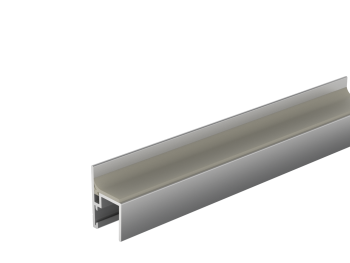 PERFIL ALUMINIO REMATE PUERTA 13mm